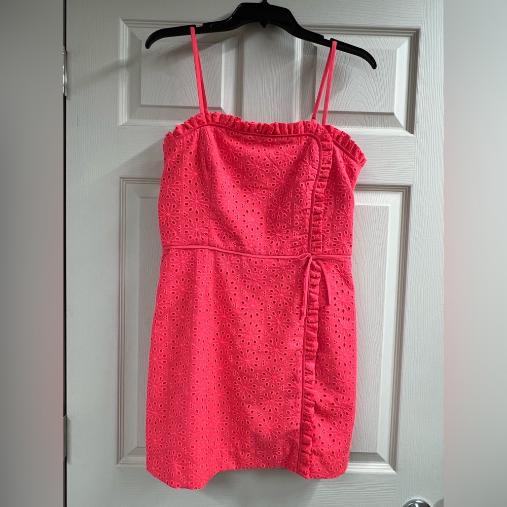 Lilly Pulitzer Vibrant Orange pink dress/romper
